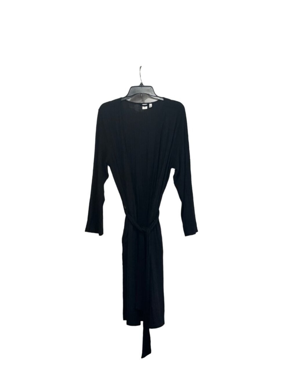 BP Women’s Knit Rib Robe In Black, S - Picture 10 of 13